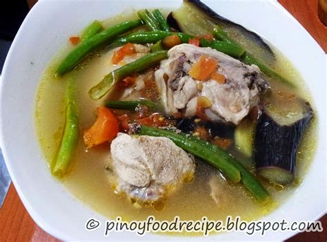 Sinigang Na Manok Recipe .